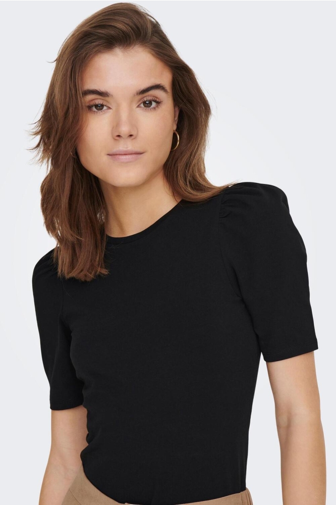 ONLLIVE LOVE 2/4 PUFFTOP JRS NOOS 15282484 BLACK